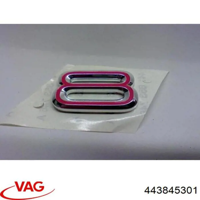 Скло багажного відсіку, ліве 443845301 VAG