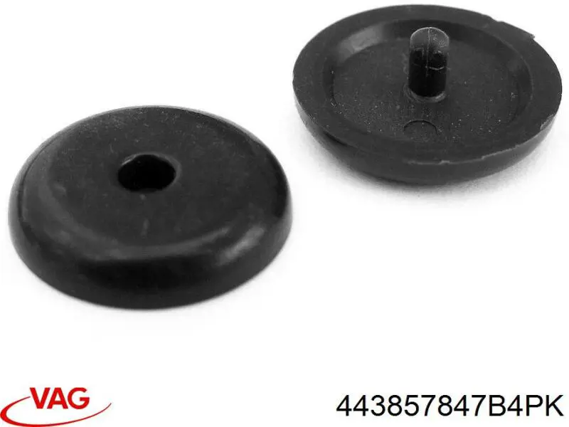 Купити 443857847B4PK VAG Стопор (кліпса) ременя безпеки