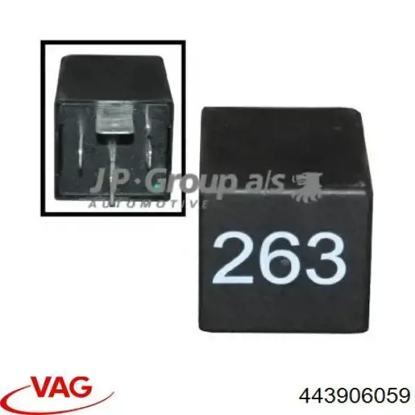 Реле електробензонасосу VAG 443906059 ціна, від 23.38 USD