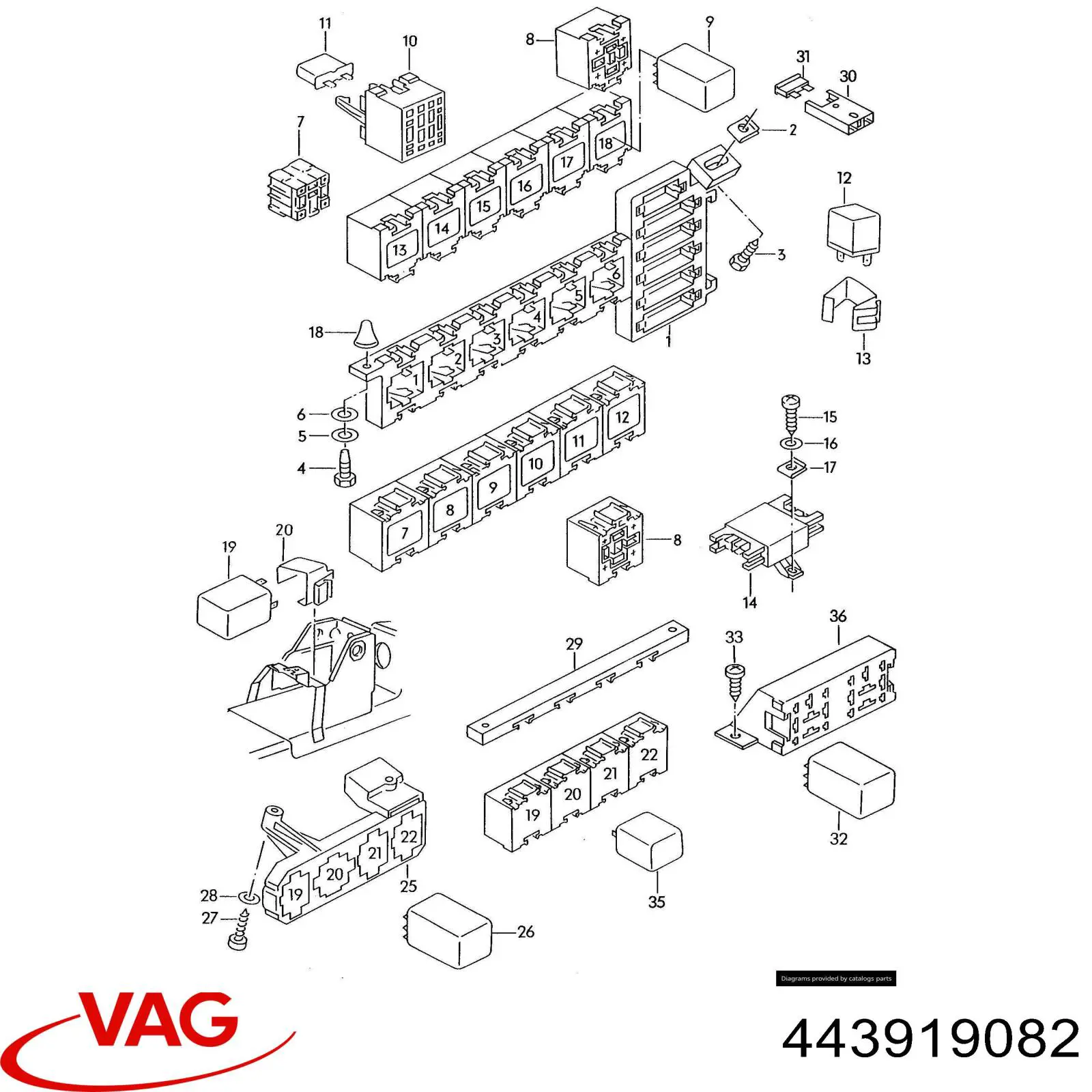  VAG 443919082 ціна, від 48.65 USD