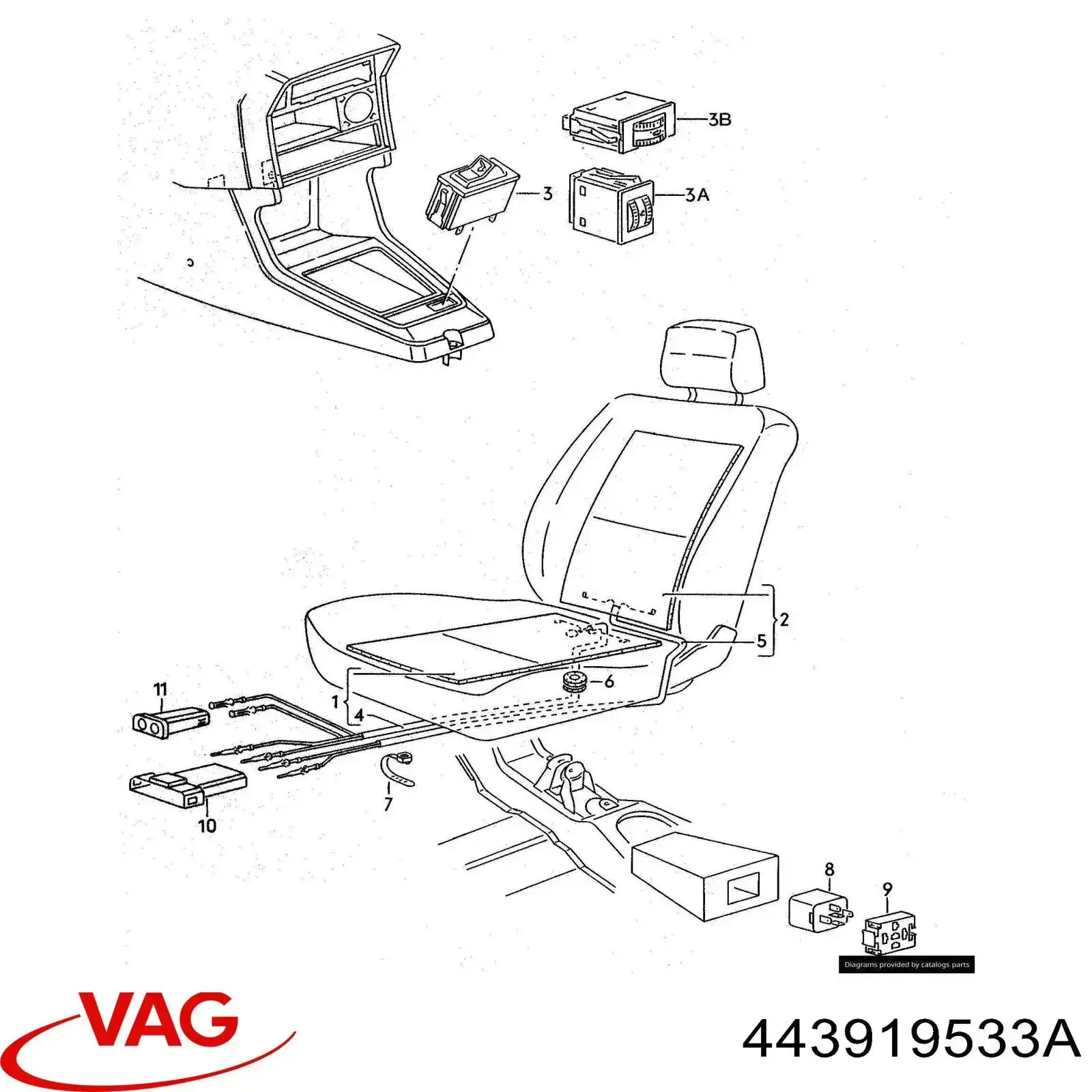  VAG 443919533A ціна, від 19.00 USD