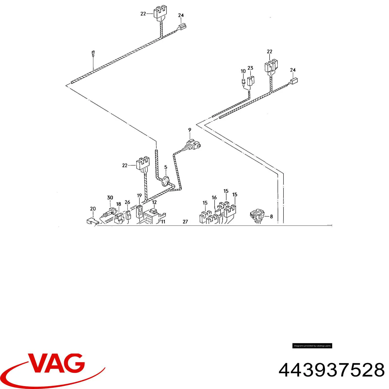 443937528 VAG Реле запобіжників