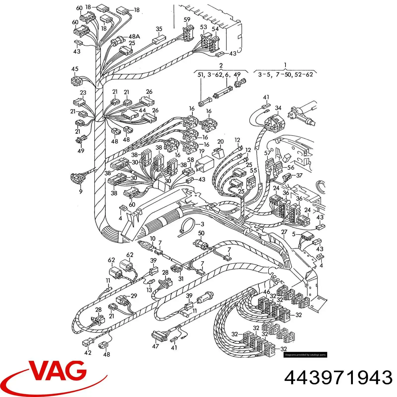  VAG 443971943 ціна, від 2.28 USD