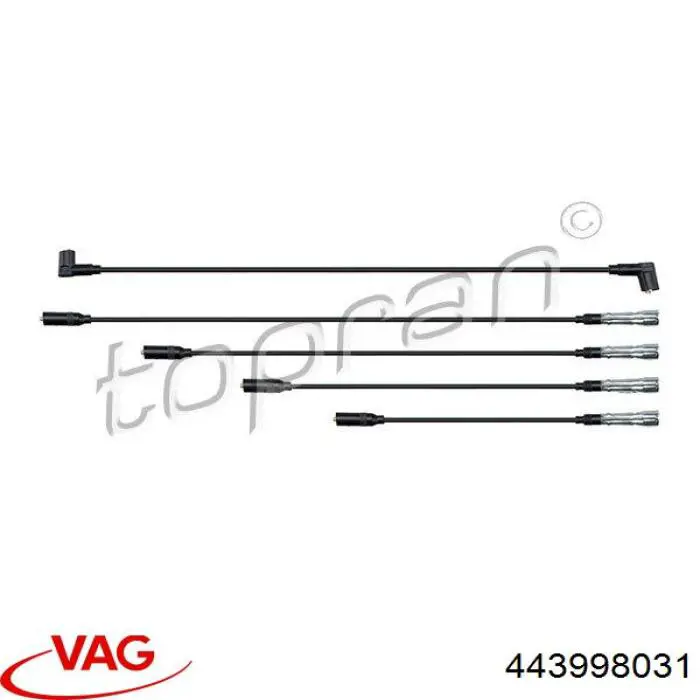 443998031 VAG Проводи високовольтні