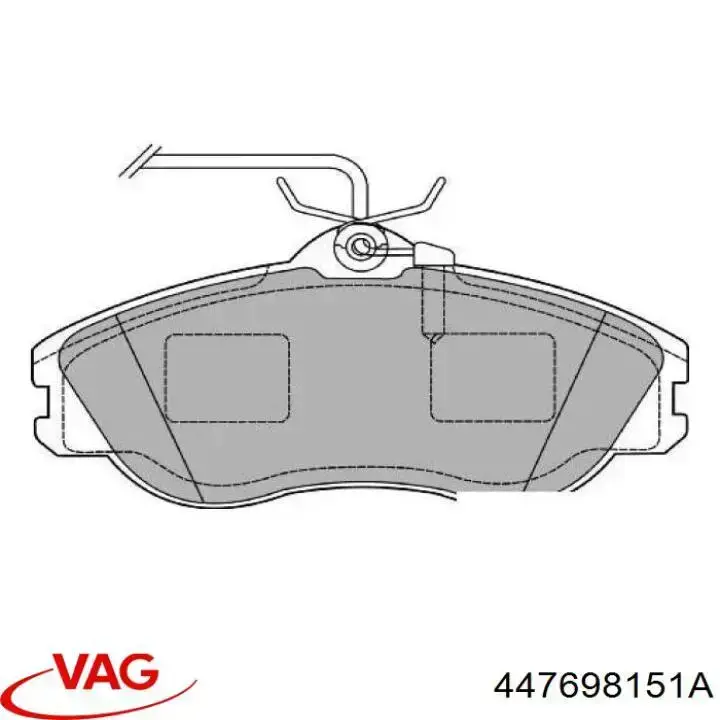 Тормозні колодки VAG 447698151A