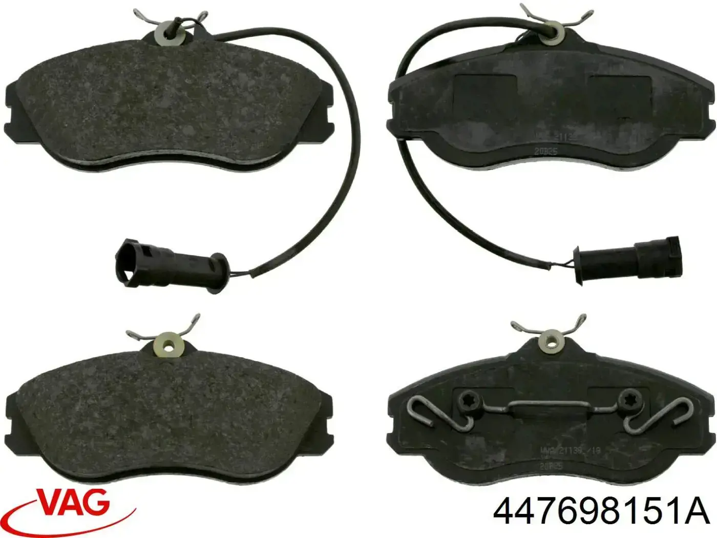 Гальмівні колодки VAG 447698151A ціна, від 28.22 USD