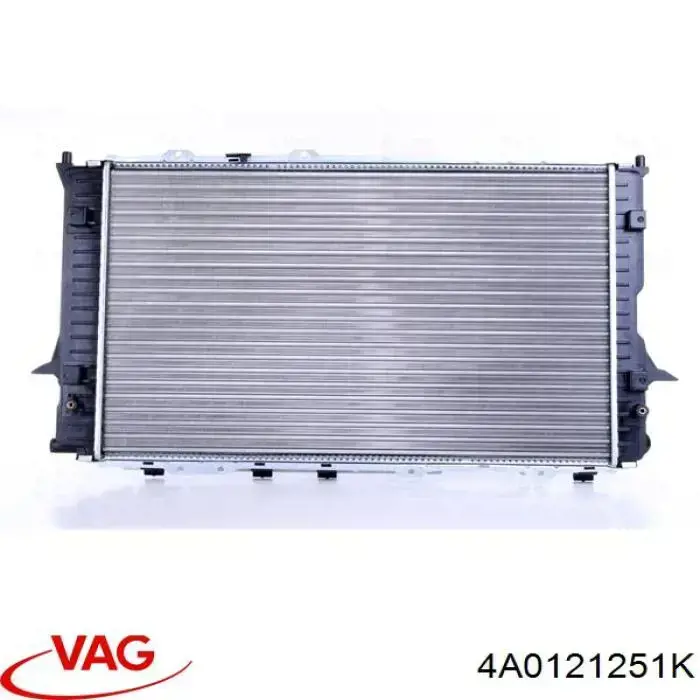 Радіатор основний VAG 4A0121251K ціна, від 70.69 USD