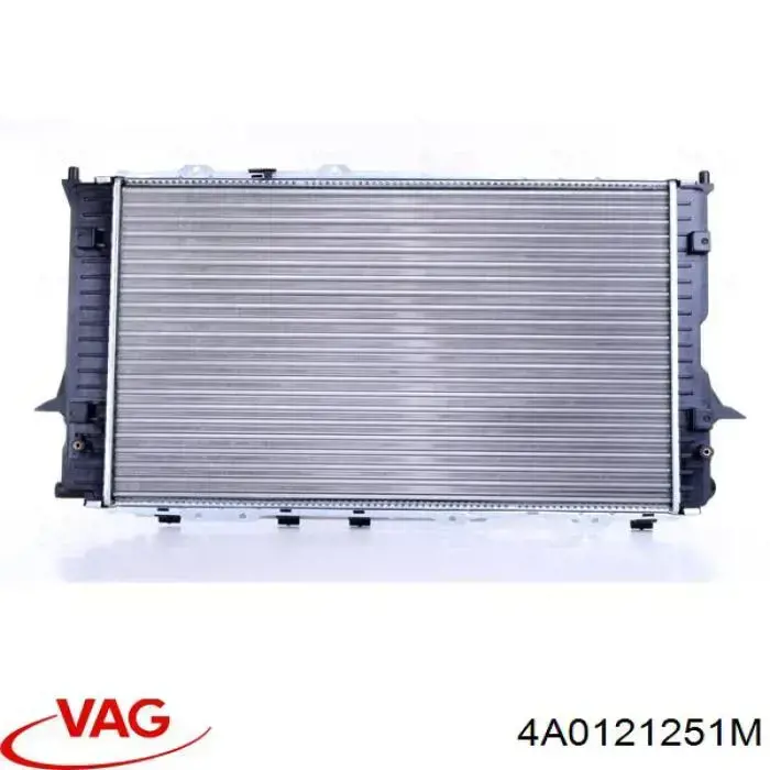 Купити 4A0121251M VAG Радіатор двигуна