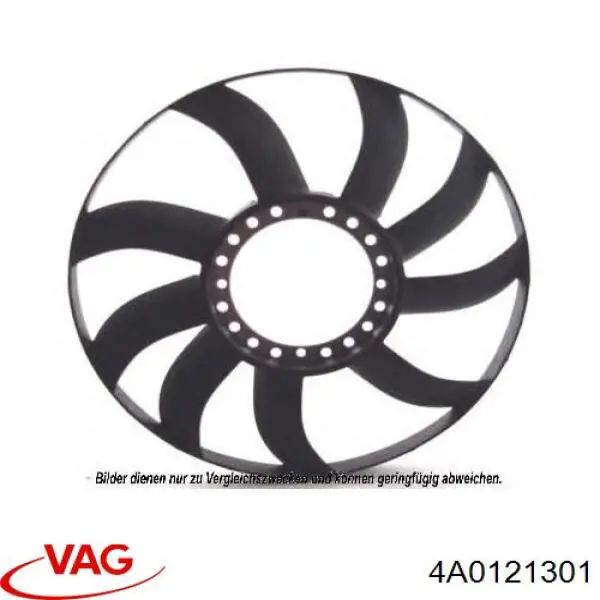 4A0121301 VAG вентилятор/крильчатка радіатора охолодження
