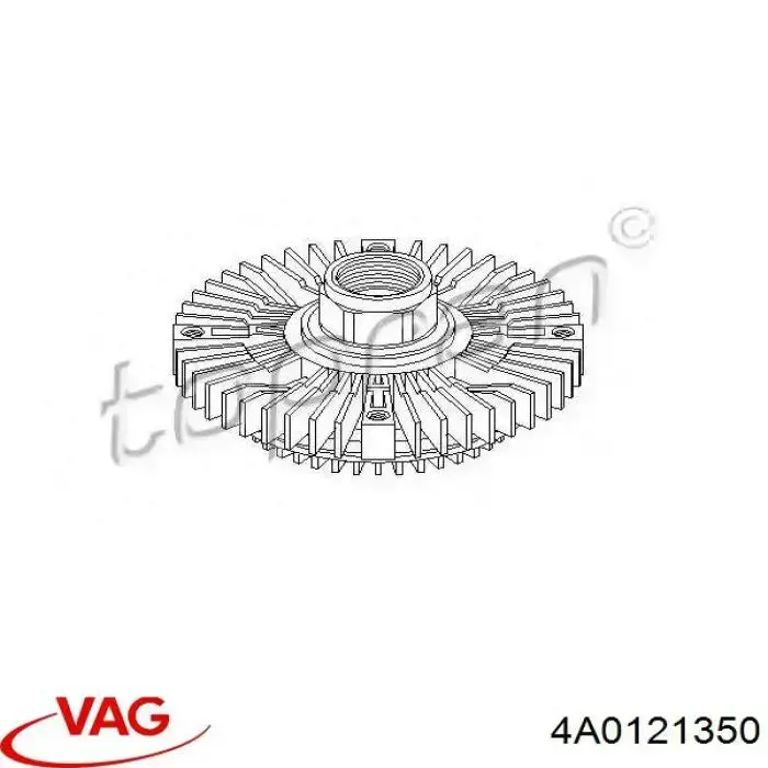 Купити 4A0121350 VAG Муфта вязкостная системи охолодження
