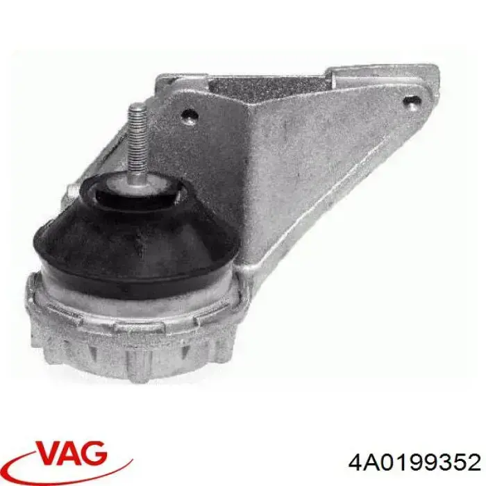 4A0199352 VAG подушка (опора двигуна, права)