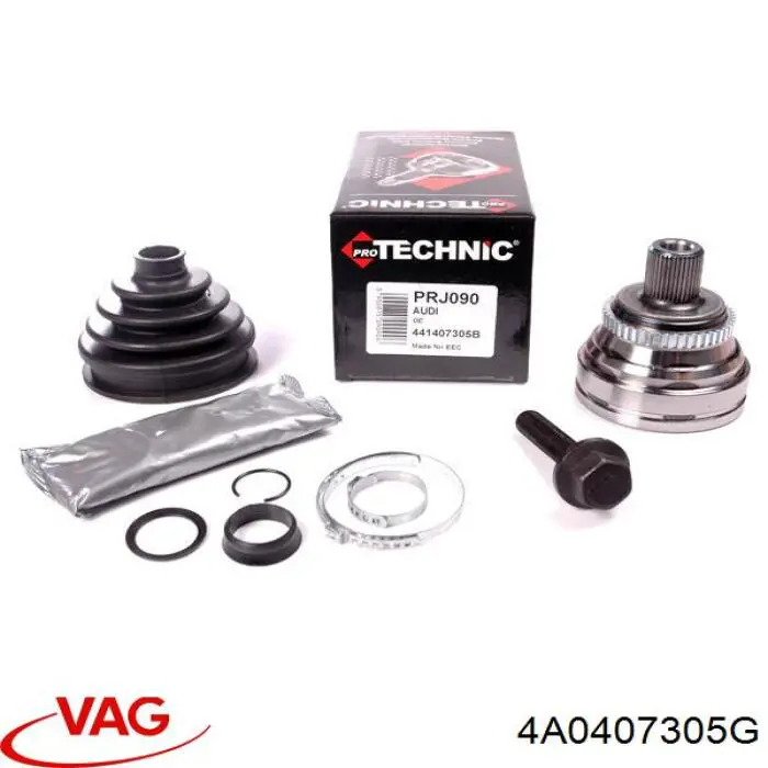 ШРУС зовнішній передній 4A0407305G VAG