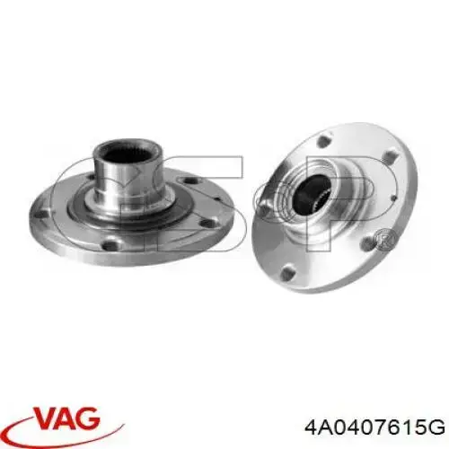 Купити 4A0407615G VAG Маточини передніх коліс