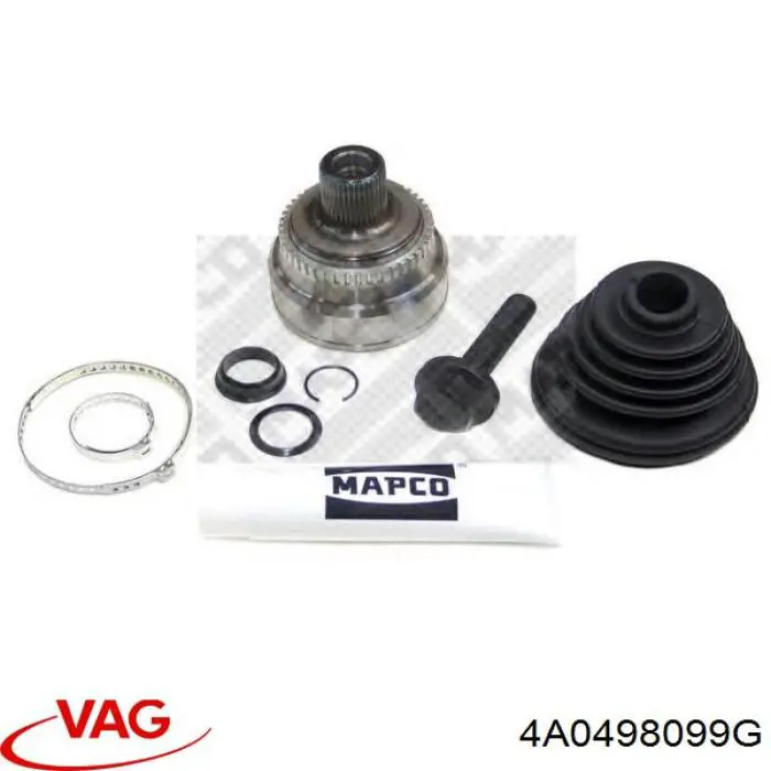 Купити 4A0498099G VAG Шарнір приводу зовнішній