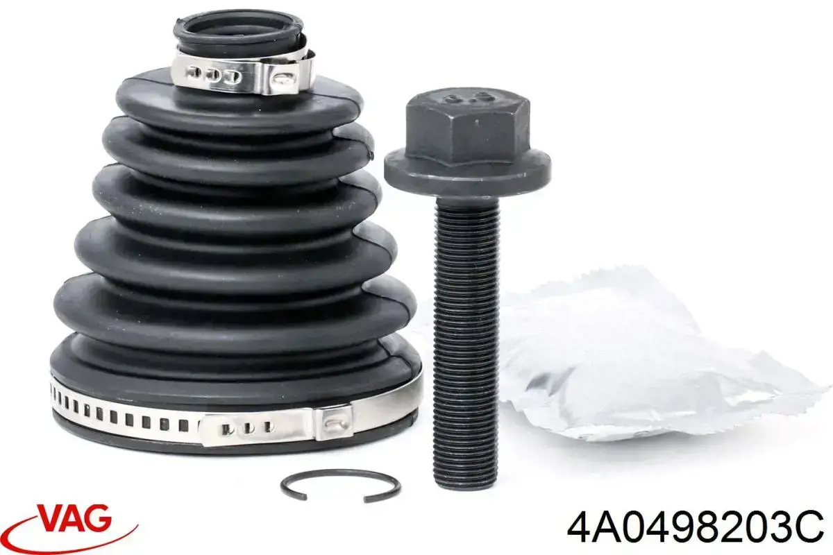 Купити 4A0498203C VAG Пильник шарніра приводу