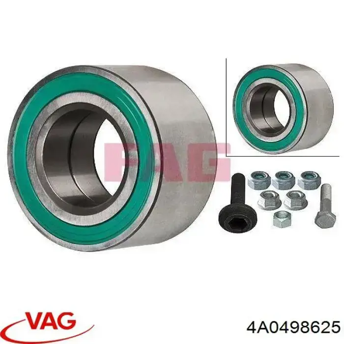 Підшипник маточини передньої/задньої VAG 4A0498625 ціна, від 17.19 USD