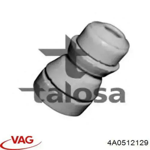 Буфер-відбійник амортизатора заднього VAG 4A0512129 ціна, від 5.12 USD