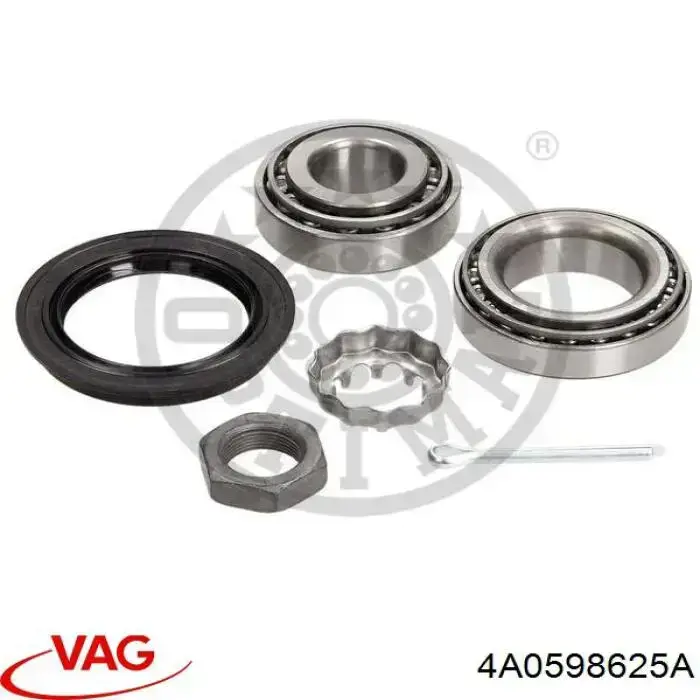 Підшипник маточини задньої VAG 4A0598625A ціна, від 6.33 USD