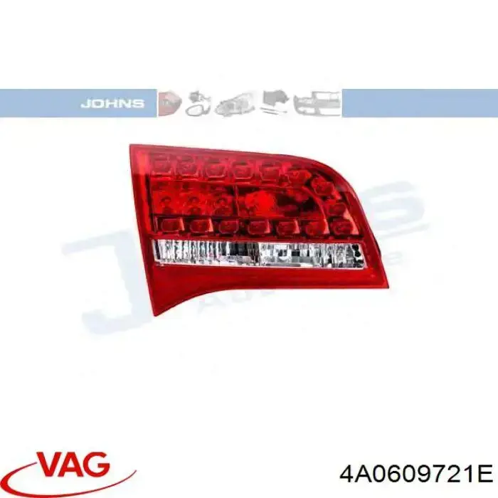 Купити 4A0609721E VAG Трос ручного гальма задній, правий/лівий