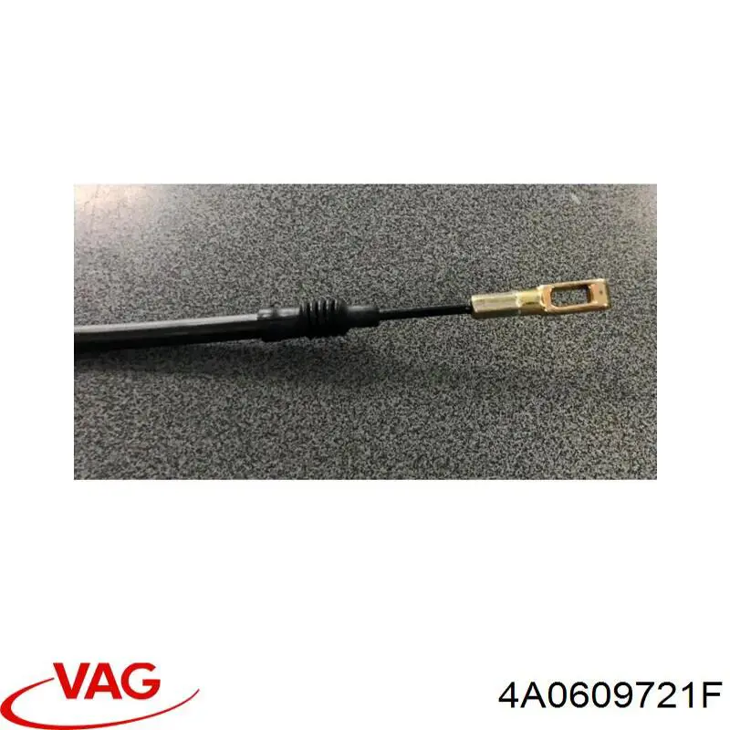 Трос ручного гальма задній, правий/лівий 4A0609721F VAG