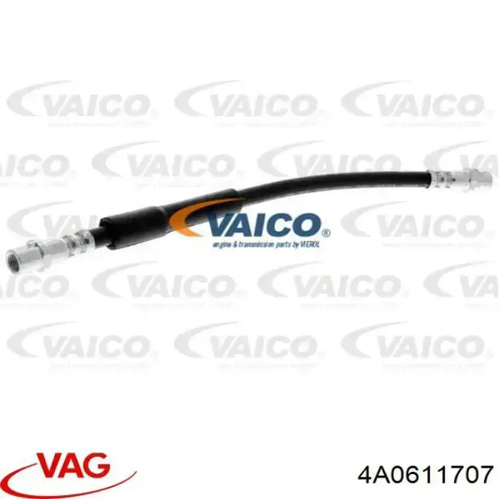 Шланг гальмівний передній VAG 4A0611707