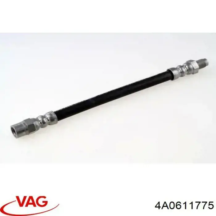 Гнучка гальмівна трубка задня VAG 4A0611775