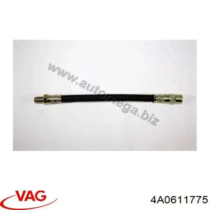 Шланг гальмівний задній 4A0611775 VAG