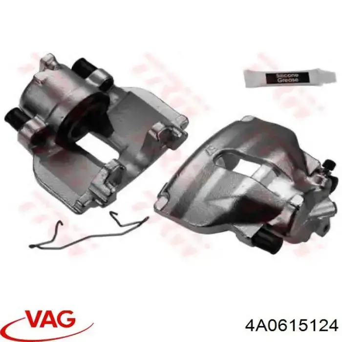 Супорт гальмівний передній правий VAG 4A0615124 ціна, від 19.00 USD