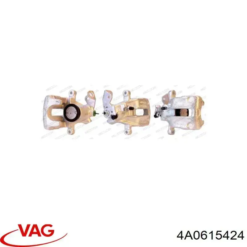 Купити 4A0615424 VAG Супорт задній правий