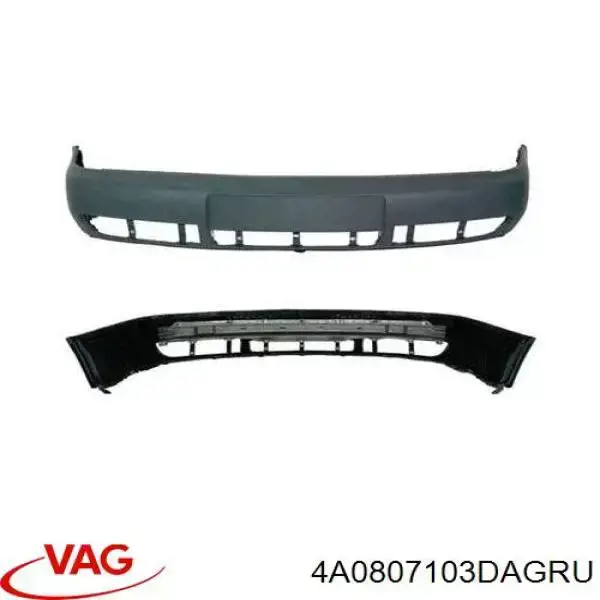Купити 4A0807103DAGRU VAG Буфер (бампер) передній