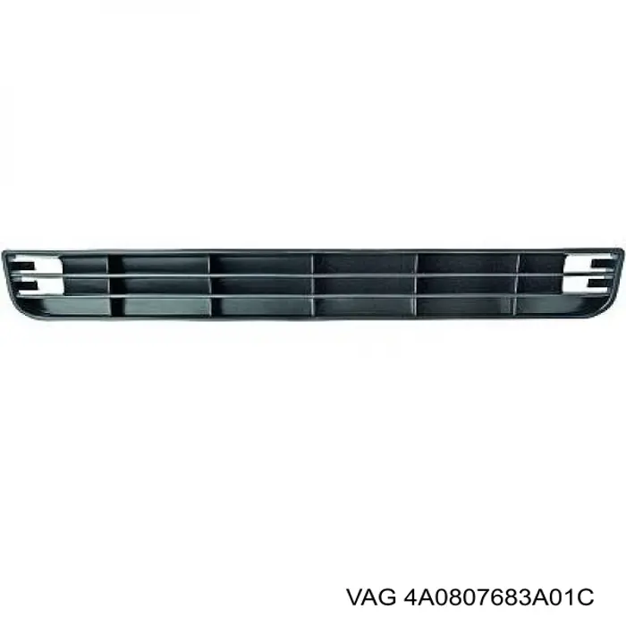 Решітка переднього бампера, центральна VAG 4A0807683A01C