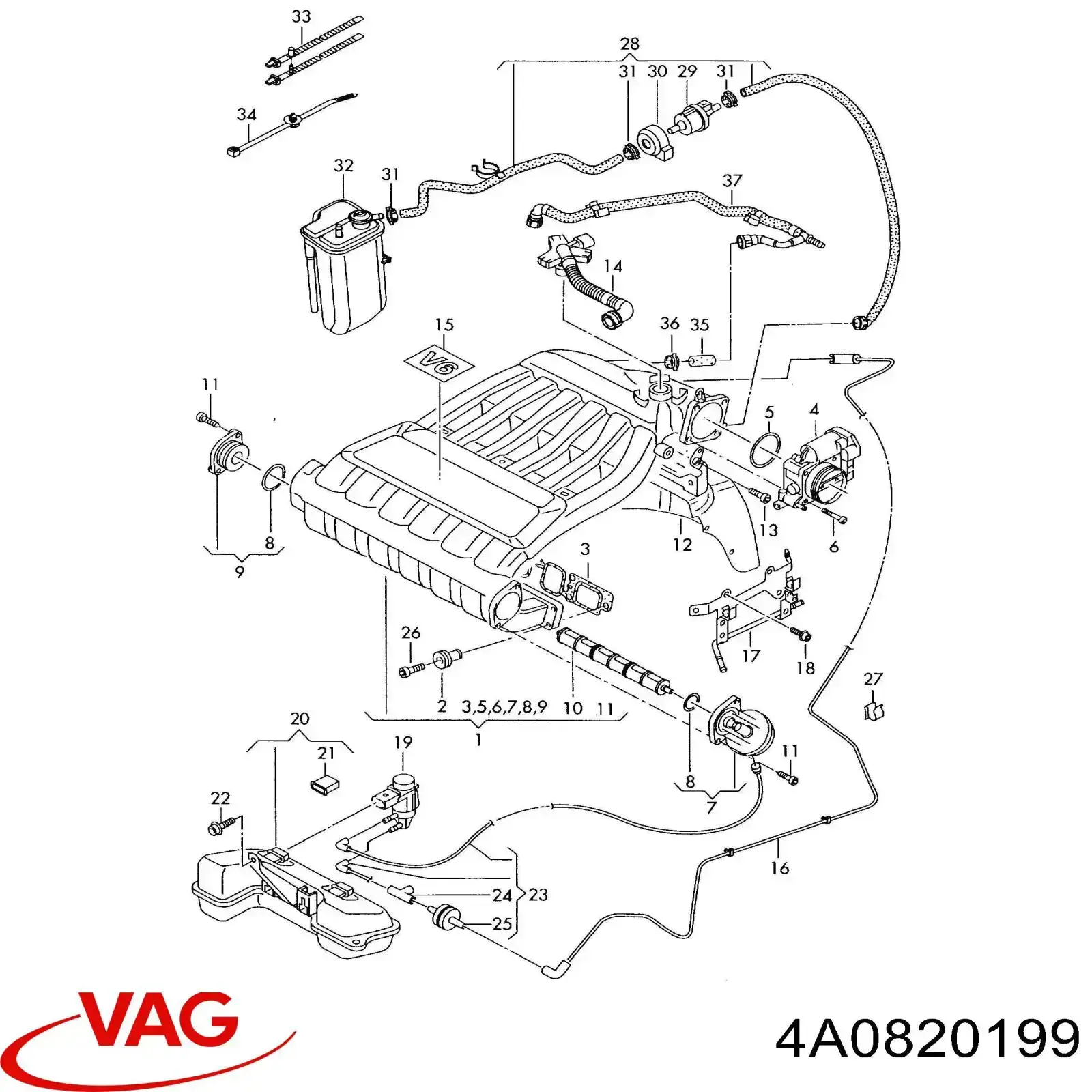 4A0820199 VAG 