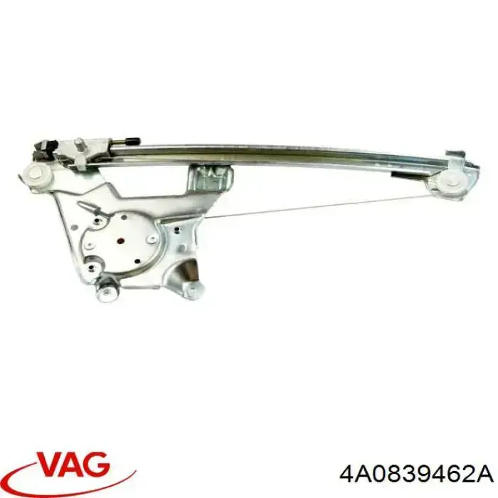 Купити 4A0839462A VAG Механізм склопідіймача двері задньої, правої