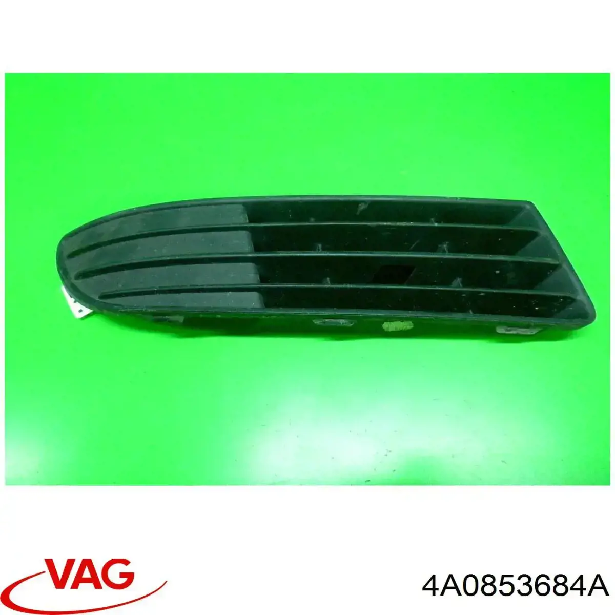 Купити 4A0853684A VAG Решітка переднього бампера, права нижня