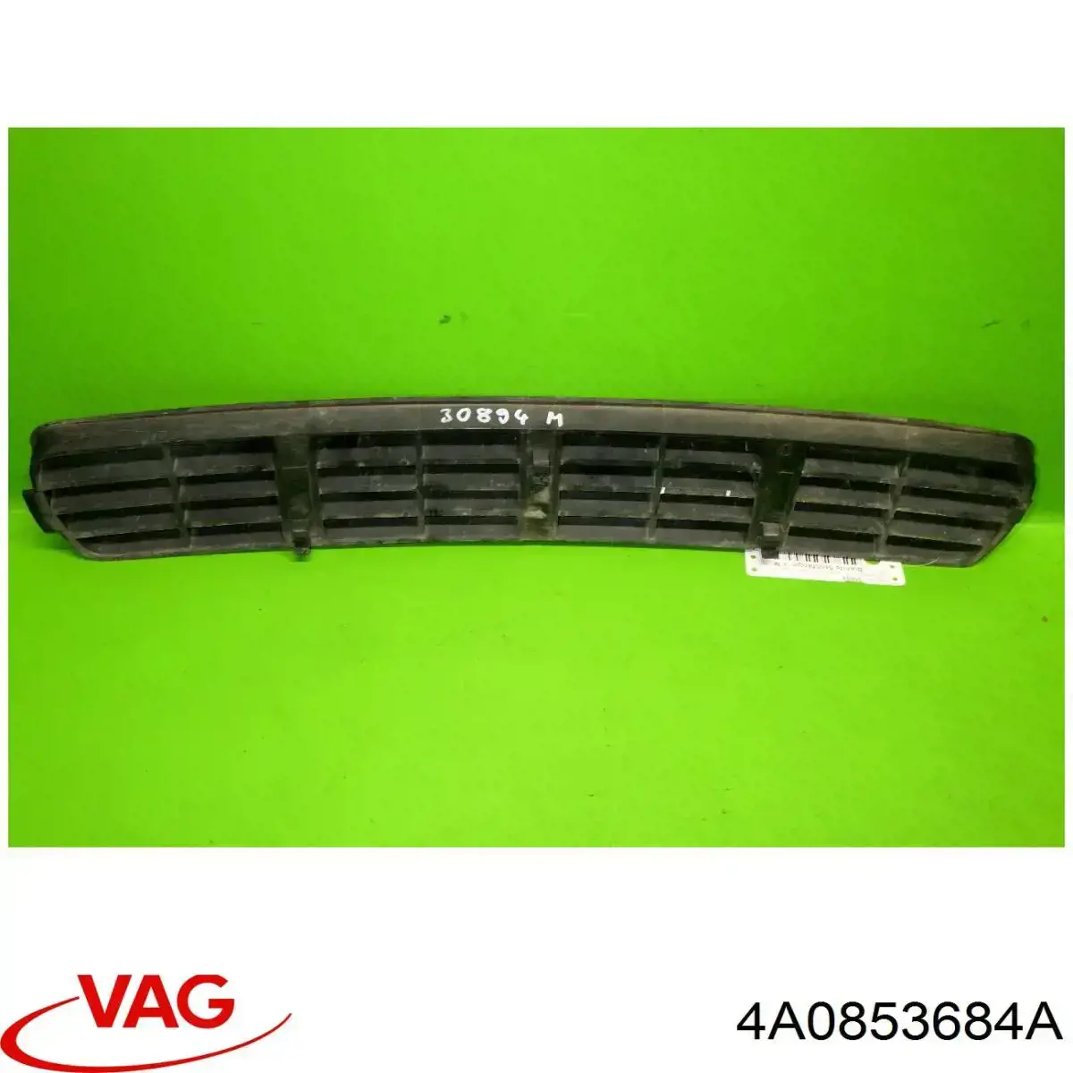 Решітка переднього бампера, права нижня 4A0853684A VAG