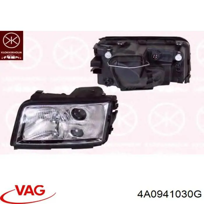 Основна фара - вставка VAG 4A0941030G ціна, від 1270.39 USD