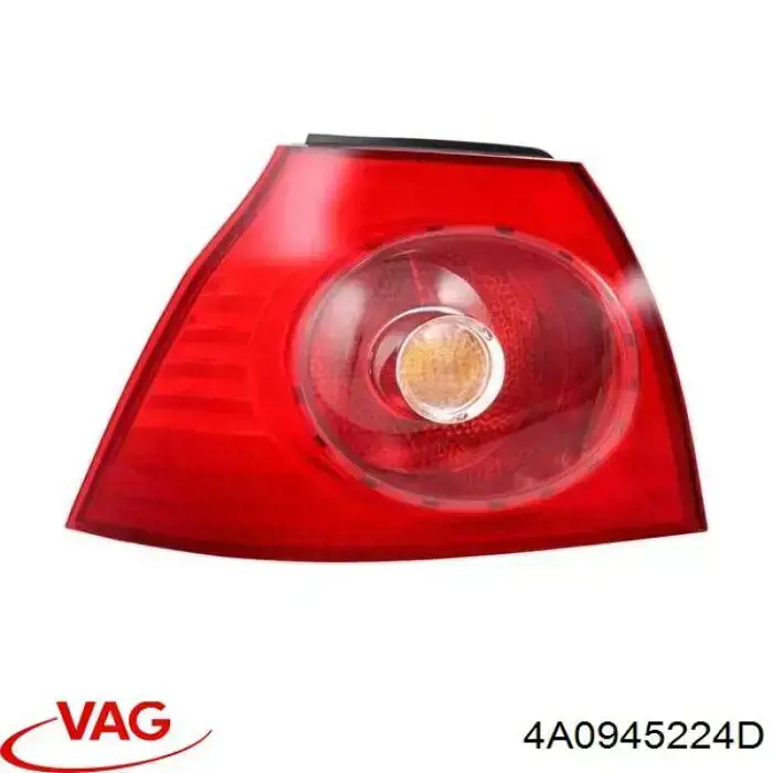 Ліхтар задній правий, внутрішній 4A0945224D VAG