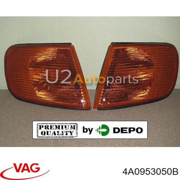 Вказівник повороту правий VAG 4A0953050B