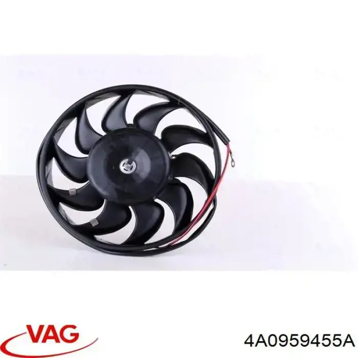 4A0959455A VAG Вентилятор системи охолодження правий
