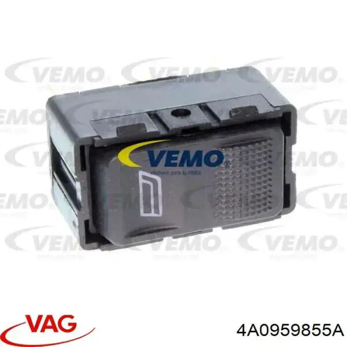 Кнопка вмикання двигуна склопідіймача передня ліва V10730108 VEMO/Vaico