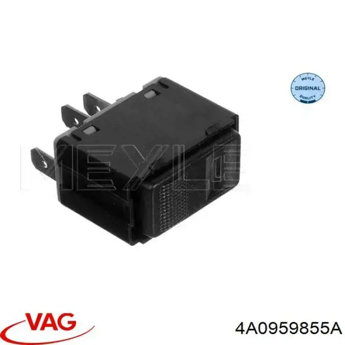 Купити V10730108 VEMO/Vaico Кнопка вмикання двигуна склопідіймача передня ліва