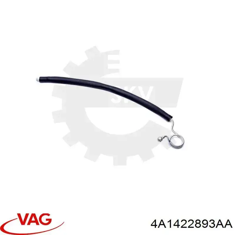 Купити 4A1422893L VAG Шланг ГПК, високого тиску рейки керма