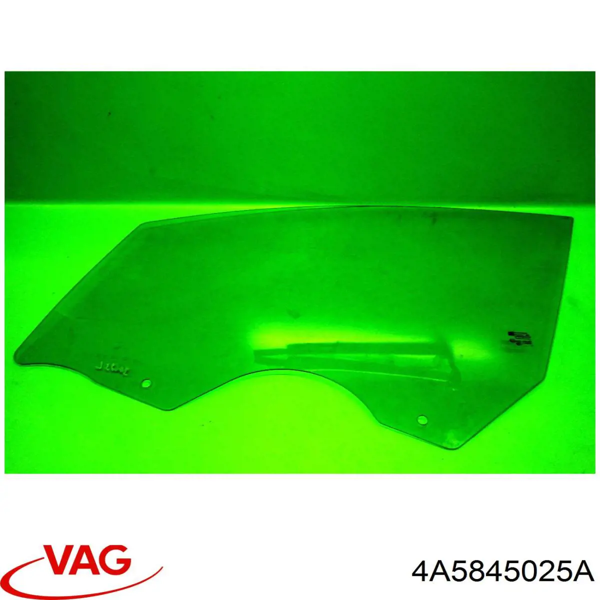 Скло задньої двері лівої 4A5845025A VAG