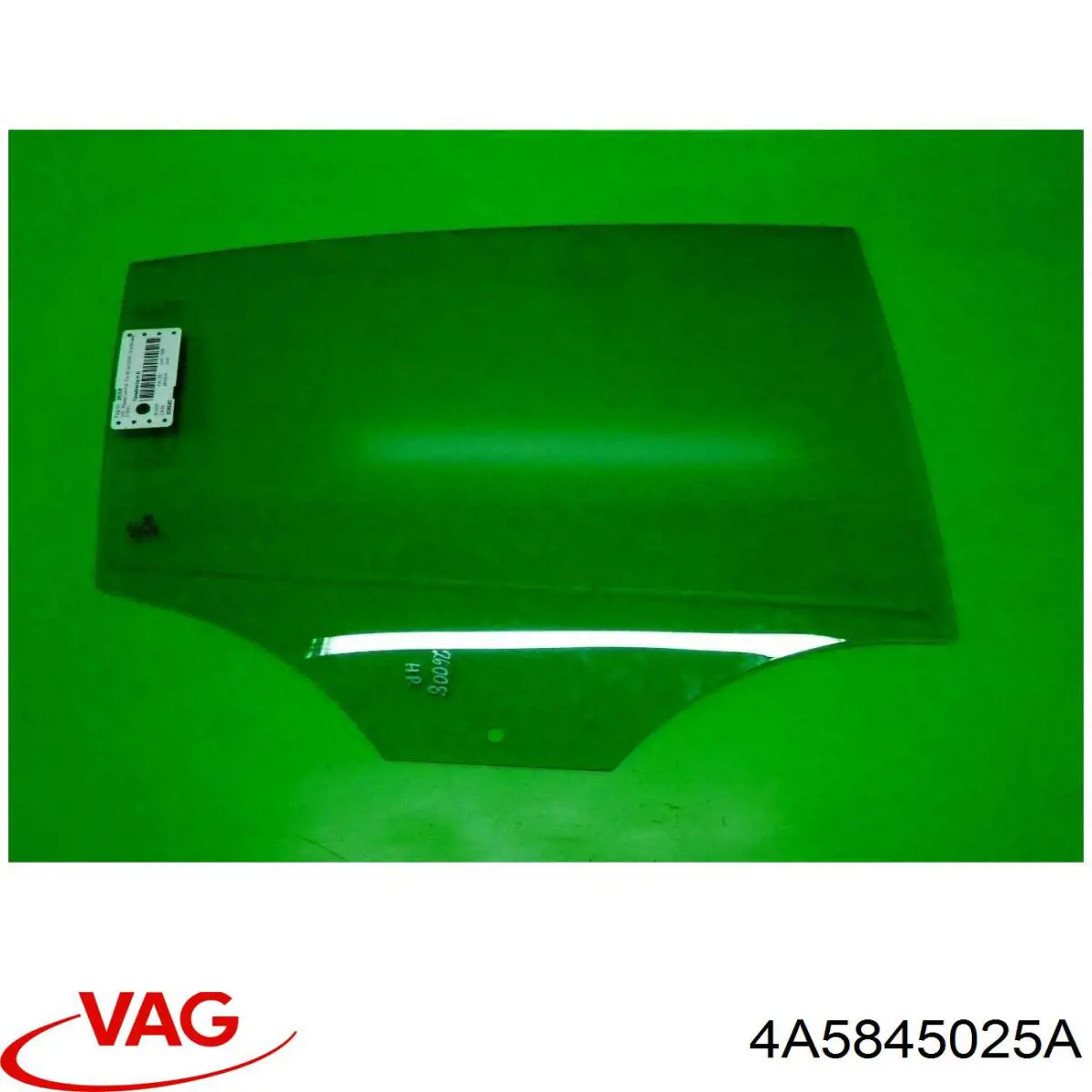 Скло задньої двері лівої 4A5845025A VAG