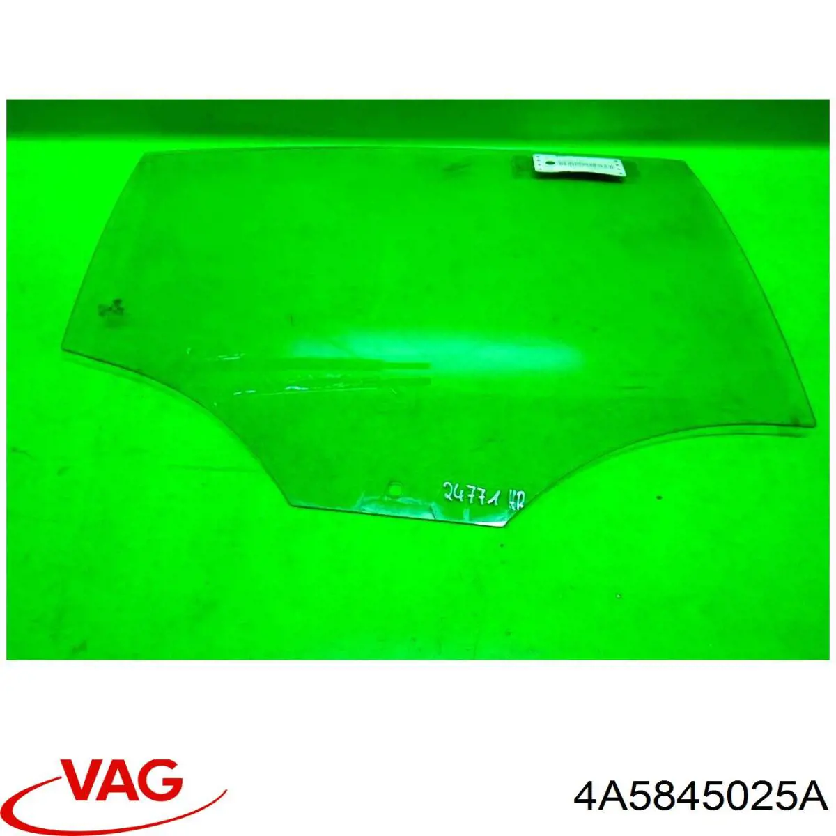 Купити 4A5845025A VAG Скло задньої двері лівої