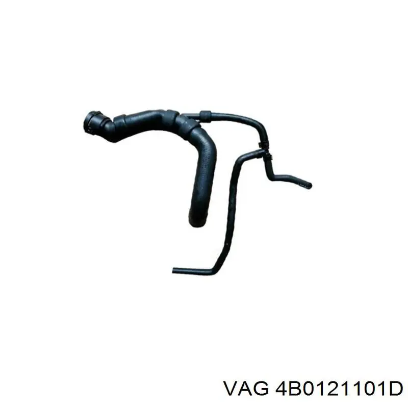 4B0121101D VAG шланг/патрубок радіатора охолодження, верхній