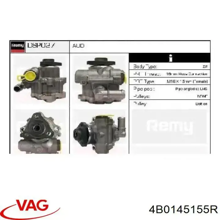 Купити 4B0145155R VAG Насос гідравліки