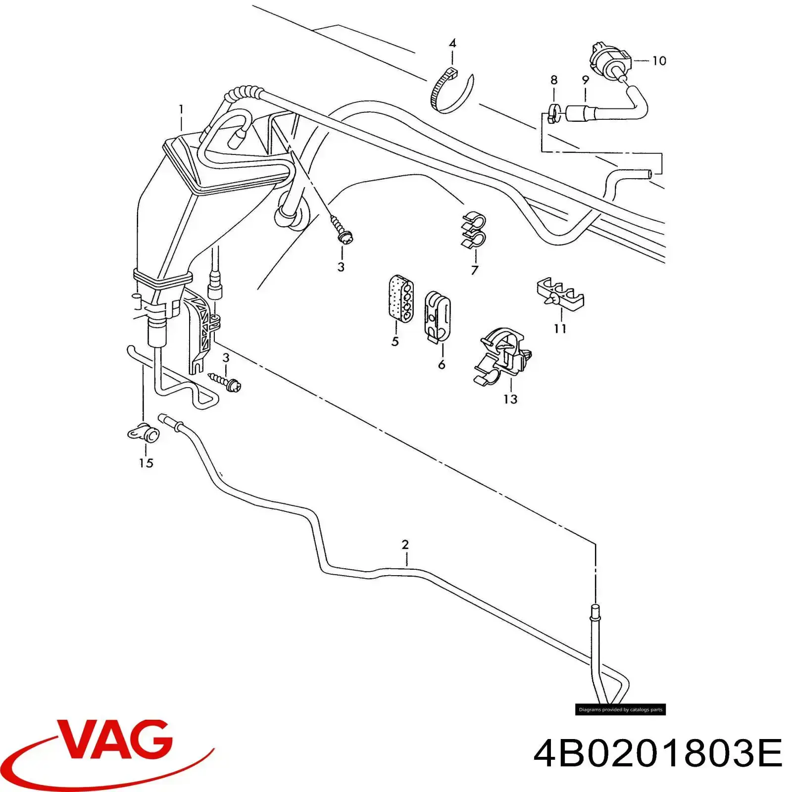 4B0201803B VAG Абсорбер