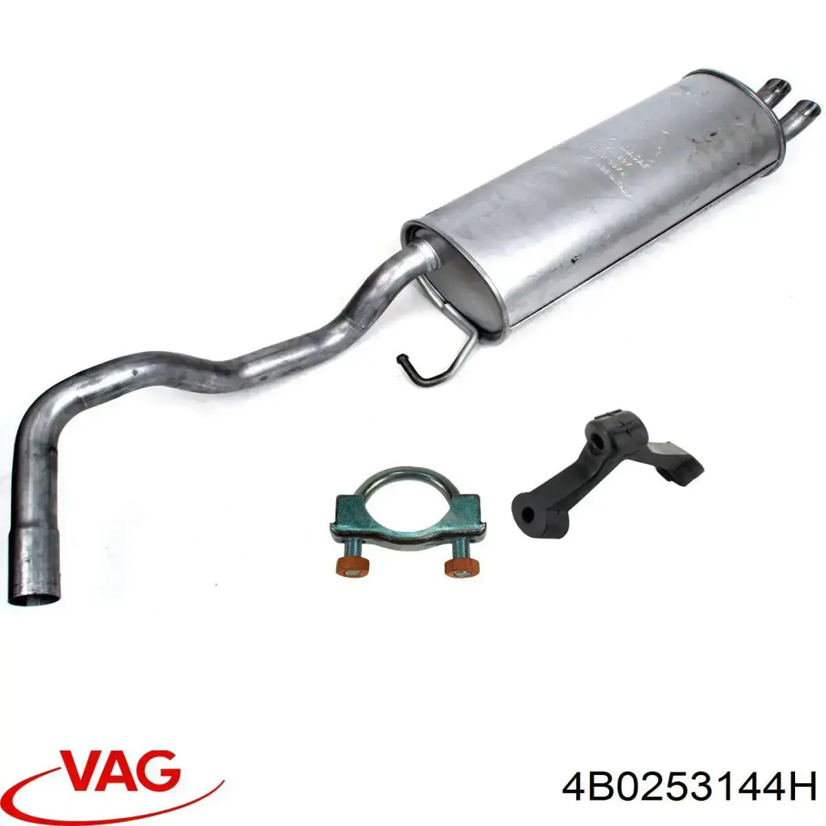 Кронштейн задньої подушки глушника 4B0253144H VAG