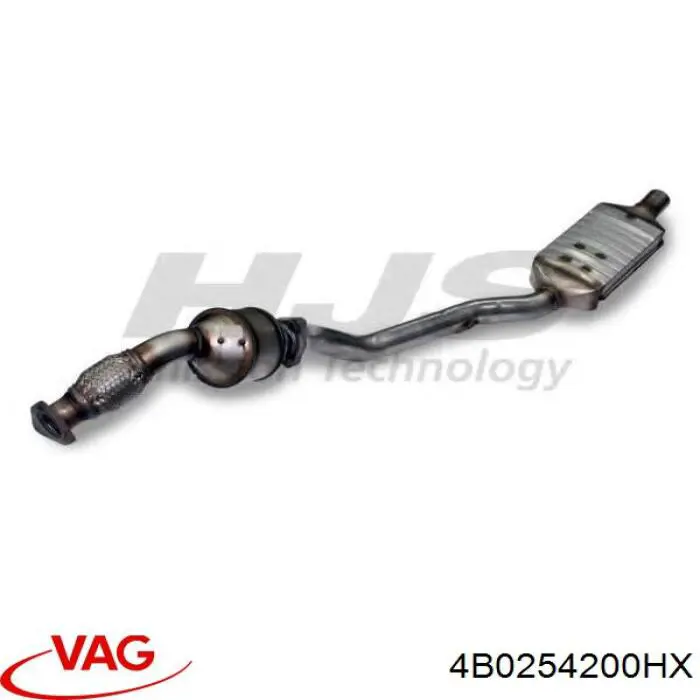 Конвертор-каталізатор (каталітичний нейтралізатор) VAG 4B0254200HX ціна, від 223.65 USD
